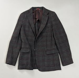 Banana Republic Grey Checkered Sports Coat 36R